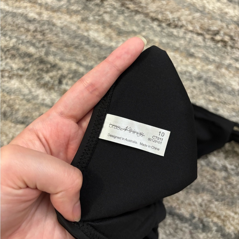 Bras N Things Black One Piece Swimwear Sz 10 NWT | Bras N Things One Piece Black - Picture 11 of 14
